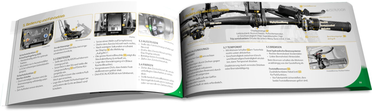 Escalador Betriebsanleitung